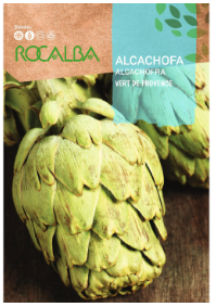 Alcachofa Vert de Provence: variedad vigorosa y productiva de sabor excelente. Requiere sol, suelos profundos y manejo del riego tras la cosecha.